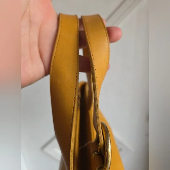Vintage Coach Yellow Waverly Satchel 4133💛